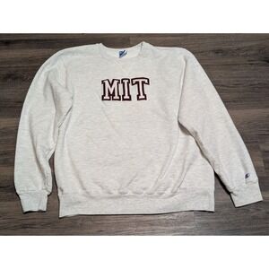 Vintage Champion MIT Gray Crewneck Sweatshirt XX Large Made in USA